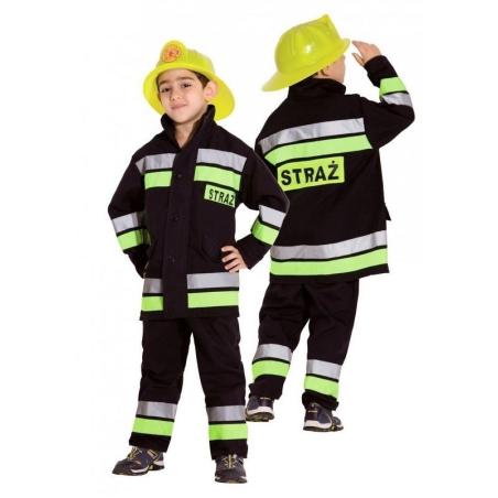 Strażak Strój karnawałowy hełm kostium przebranie 104 INNY Pozostałe zabawki dla dzieci 23696-CEK 1