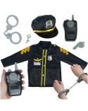Kostium strój karnawałowy policjant kajdanki zestaw 3-8 lat  Pozostałe zabawki dla dzieci KX4296-IKA 2