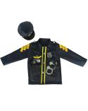 Kostium strój karnawałowy policjant kajdanki zestaw 3-8 lat  Pozostałe zabawki dla dzieci KX4296-IKA 4