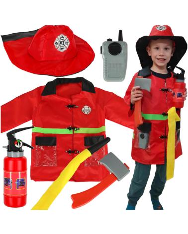 Kostium strój karnawałowy strażak walkie-talkie 3-8 lat  Pozostałe zabawki dla dzieci KX4295-IKA 1