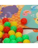 Mata edukacyjna dla niemowląt kojec basenik piłki grzechotki  Edukacyjne zabawki KX4293-IKA 8