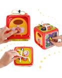 Zabawka edukacyjna interaktywna sensoryczna manipulacyjna kostka sorter klocków  Edukacyjne zabawki KX4291-IKA 5