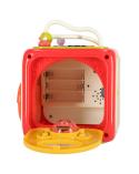 Zabawka edukacyjna interaktywna sensoryczna manipulacyjna kostka sorter klocków  Edukacyjne zabawki KX4291-IKA 13