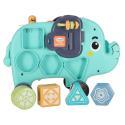 Słonik interaktywny montessori wbijak sorter klocki młotek 26cm  Edukacyjne zabawki KX4289-IKA 5