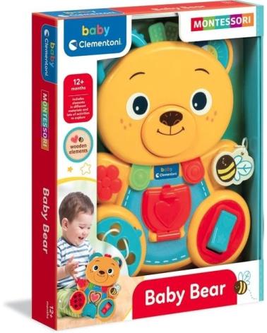 Baby Bear edukacyjny Miś Montessori Clementoni Edukacyjne zabawki 23630-CEK 1