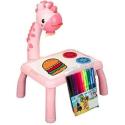 Stolik do rysowania projektor rzutnik Żyrafa Pegaz Edukacyjne zabawki 23729-CEK 4