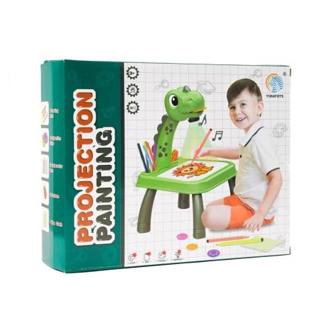 Stolik do rysowania projektor rzutnik Dinozaur z dźwiękiem