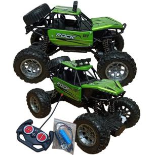 Autko Zdalnie Sterowane MONSTER TRUCK METAL LED RC green  A1 INNY Samochody i pojazdy 23657-CEK 1