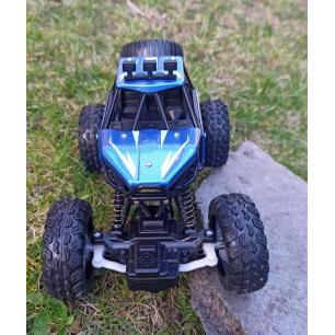 Autko Zdalnie Sterowane MONSTER TRUCK METAL LED RC blue  A1