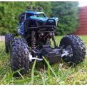 Autko Zdalnie Sterowane MONSTER TRUCK METAL LED RC blue  A1 INNY Samochody i pojazdy 23665-CEK 3