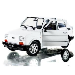 WELLY MALUCH FIAT 126P 1:21 SAMOCHÓD KOLEKCJONERSKI biały WELLY Samochody i pojazdy 23839-CEK 1