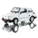 WELLY MALUCH FIAT 126P 1:21 SAMOCHÓD KOLEKCJONERSKI biały WELLY Samochody i pojazdy 23839-CEK 5