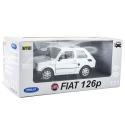 WELLY MALUCH FIAT 126P 1:21 SAMOCHÓD KOLEKCJONERSKI biały WELLY Samochody i pojazdy 23839-CEK 7