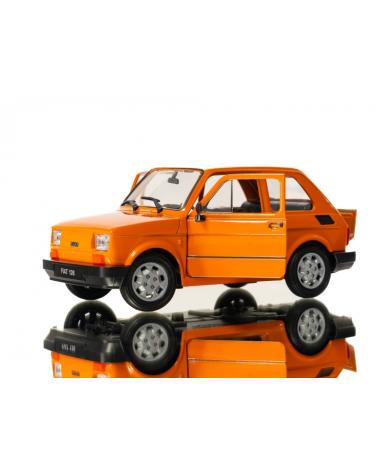WELLY MALUCH FIAT 126P 1:21 SAMOCHÓD KOLEKCJONERSKI pomarańc WELLY Samochody i pojazdy 23842-CEK 1