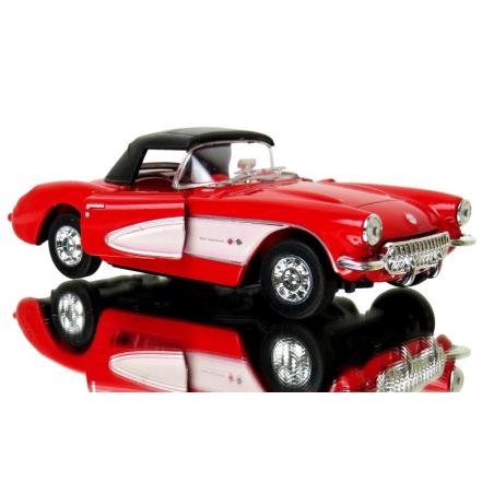 WELLY 1957 CHEVROLET CORVETTE 1:24 SAMOCHÓD KOLEKCJONERSKI WELLY Samochody i pojazdy 23863-CEK 1