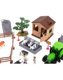 Farma gospodarstwo ze zwierzętami i maszynami 49szt.  Edukacyjne zabawki KX5837-IKA 6