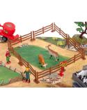 Farma gospodarstwo ze zwierzętami i maszynami 49szt.  Edukacyjne zabawki KX5837-IKA 9