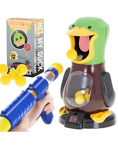 Głodna kaczka strzelanie do celu gra zręcznościowa zestaw pistolet i kulki  Pozostałe zabawki dla dzieci KX6177-IKA 1