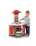 Kuchnia plastikowa dla dzieci elektroniczna z dźwiękiem składana czerwona + akcesoria  Zabawki AGD KX3961-IKA 3
