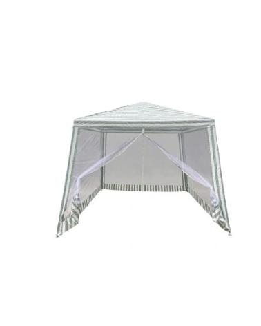 Namiot pawilon ogrodowy imprezowy handlowy altana biały 2,4X2,4m  Akcesoria ogrodowe KX4074-IKA 1