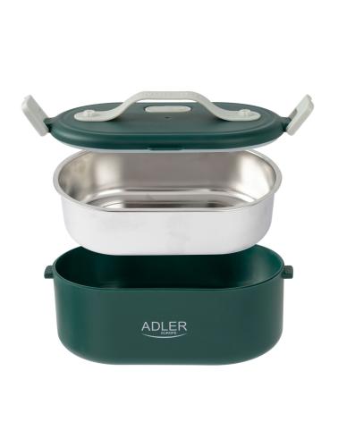 Adler AD 4505 green Pojemnik na żywność  podgrzewany lunch box zestaw pojemnik separator łyżeczka 0,8L 55W  Akcesoria kuchenne K