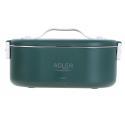 Adler AD 4505 green Pojemnik na żywność  podgrzewany lunch box zestaw pojemnik separator łyżeczka 0,8L 55W  Akcesoria kuchenne K