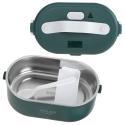 Adler AD 4505 green Pojemnik na żywność  podgrzewany lunch box zestaw pojemnik separator łyżeczka 0,8L 55W  Akcesoria kuchenne K