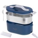 Adler AD 4505 blue Pojemnik na żywność  podgrzewany lunch box zestaw pojemnik separator łyżeczka 0,8L 55W  Akcesoria kuchenne KX