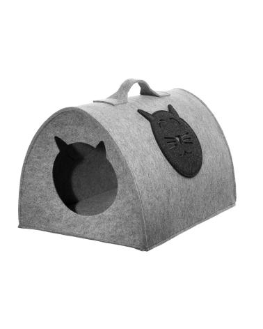 Domek filcowy dla kota rozmiar S 40x30x25cm  Akcesoria dla zwierząt KX4937-IKA 1