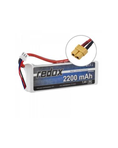 Pakiet Akumulator Redox LiPo 7,4V 2200mAh 20c Redox Akumulatory i ogniwa 5903754000706-KJA 1