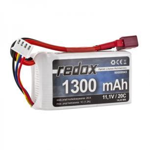 Pakiet Akumulator Redox LiPo 11,1V 1300mAh 20c Redox Akumulatory i ogniwa 5903754000607-KJA 1