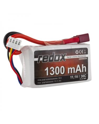 Pakiet Akumulator Redox LiPo 11,1V 1300mAh 30c Redox Akumulatory i ogniwa 5903754001048-KJA 1