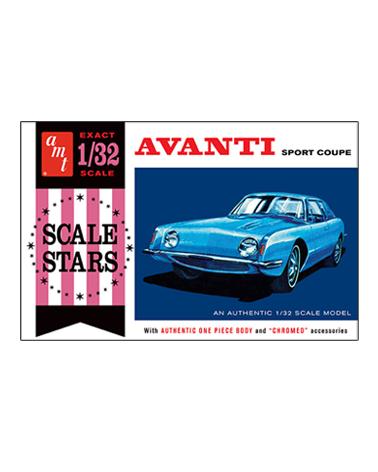 Model plastikowy - Samochód 1963 Studebaker Avanti - AMT AMT Modele do sklejania AMT885-KJA 1
