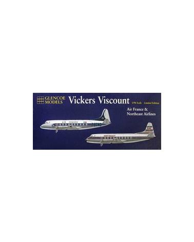 Model plastikowy - Samolot Vickers Viscount - Air France Glencoe Models Modele do sklejania 6501-KJA 1