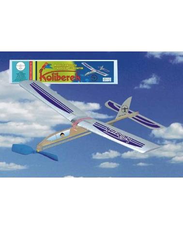 Model Samolotu Z Napędem Gumowym KOLIBEREK  Latające zabawki KC00760-KJA 1