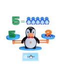 Gra Nauka Liczenia - Równoważnia Waga Szalkowa Pingwin - Counting Penguins  Gry DD1808-8-KJA 6