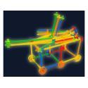 Słomki Konstrukcyjne, Klocki , Patyczki 560el. Świecące W Ciemności, Nowa Wersja 3D  Klocki HC-020-03D-KJA 4