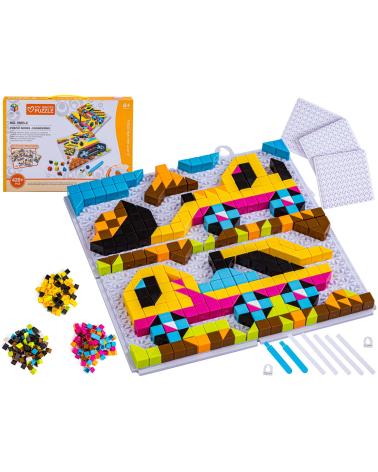 Kreatywna Układanka, Mozaika, Puzzle, Klocki 420 El. Budowa  Plastyczne zabawki 5993-2-KJA 1