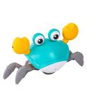 Uciekający Pełzający Krab, Interaktywna Zabawka, Świeci, Gra melodie Robot NIEBIESKI  Edukacyjne zabawki QC-1Y blue-KJA 4