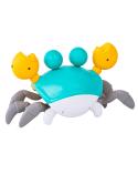 Uciekający Pełzający Krab, Interaktywna Zabawka, Świeci, Gra melodie Robot NIEBIESKI  Edukacyjne zabawki QC-1Y blue-KJA 6