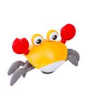 Uciekający Pełzający Krab, Interaktywna Zabawka, Świeci, Gra melodie Robot ŻÓŁTY  Edukacyjne zabawki QC-1Y yellow-KJA 3