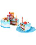 Tort urodzinowy do krojenia kuchnia 80 elementów niebieski  Pozostałe zabawki dla dzieci KX7593-IKA 8