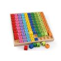 Zestaw edukacyjny nauka liczenia tabliczka mnożenia do 100 kwadratowa  Edukacyjne zabawki KX7857-IKA 3