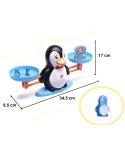Waga szalkowa edukacyjna nauka liczenia pingwin duża  Edukacyjne zabawki KX6380_2-IKA 3