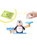 Waga szalkowa edukacyjna nauka liczenia pingwin duża  Edukacyjne zabawki KX6380_2-IKA 8