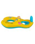 Kółko do pływania dla niemowląt koło pontonik dla dzieci dmuchany z siedziskiem dla mamy i dziecka max 70-90kg 1-3lata  Baseny K