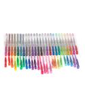 Długopisy żelowe kolorowe brokatowe zestaw 50szt.  Pozostałe artykuły szkolne KX5556-IKA 2