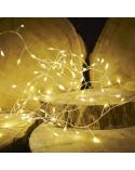 Lampki LED łańcuch druciki girlanda sopelki ślub wesele 6m 200LED ciepły biały o 8 trybów zasialnie sieciowe  Dekoracje KX5238-I