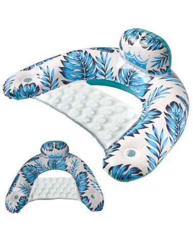 Krzesło do pływania fotel leżak hamak wodny niebieski  Do pływania KX4911-IKA 1