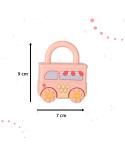 Gra edukacyjna łamigłówka samochodziki klocki kłódki zabawka sensoryczna Montessori  Edukacyjne zabawki KX4615-IKA 2